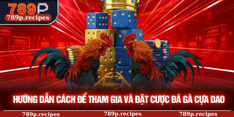 Hướng dẫn cách để tham gia và đặt cược đá gà cựa dao
